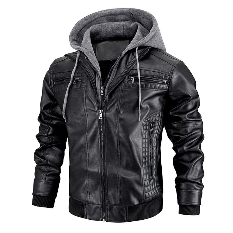Hooded Jacket With Zipper Pockets
