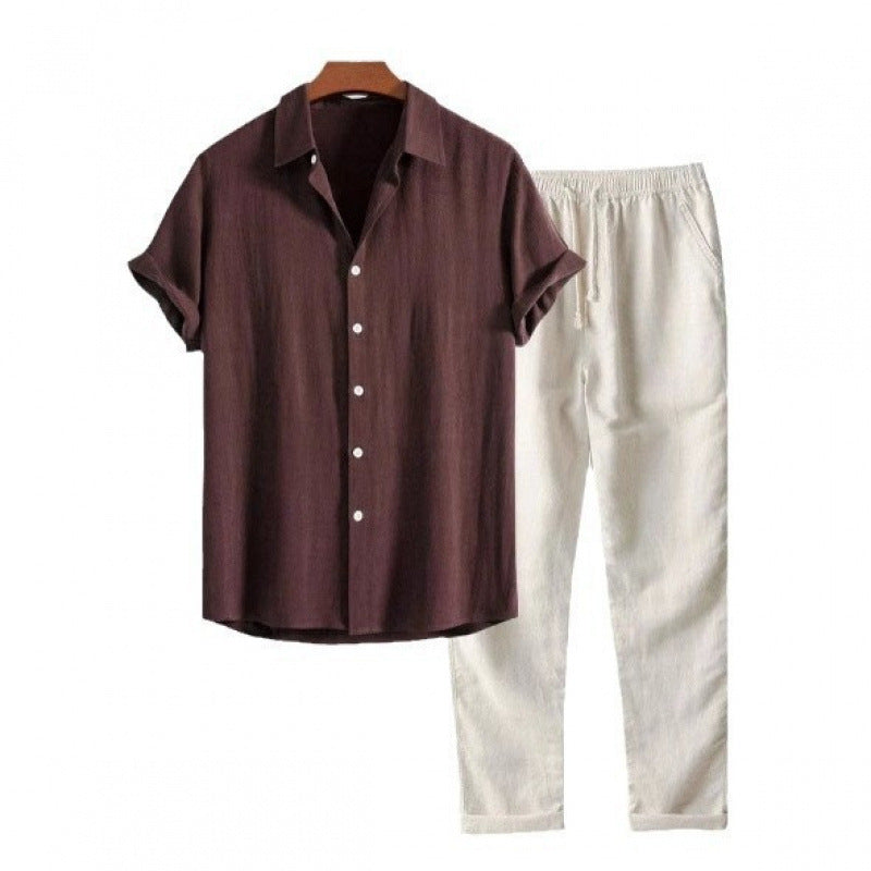 Mens printed Top And Pants Set