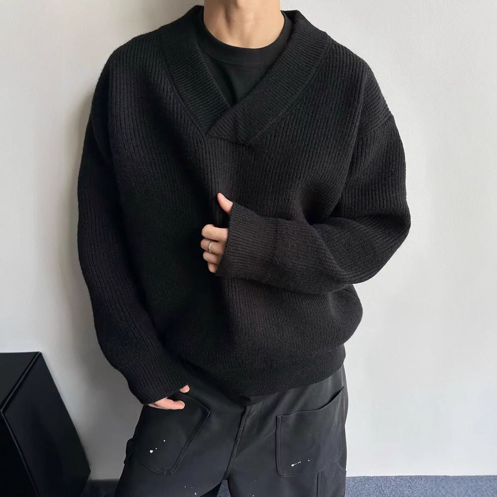 Mens Relaxed Knit Cardigan