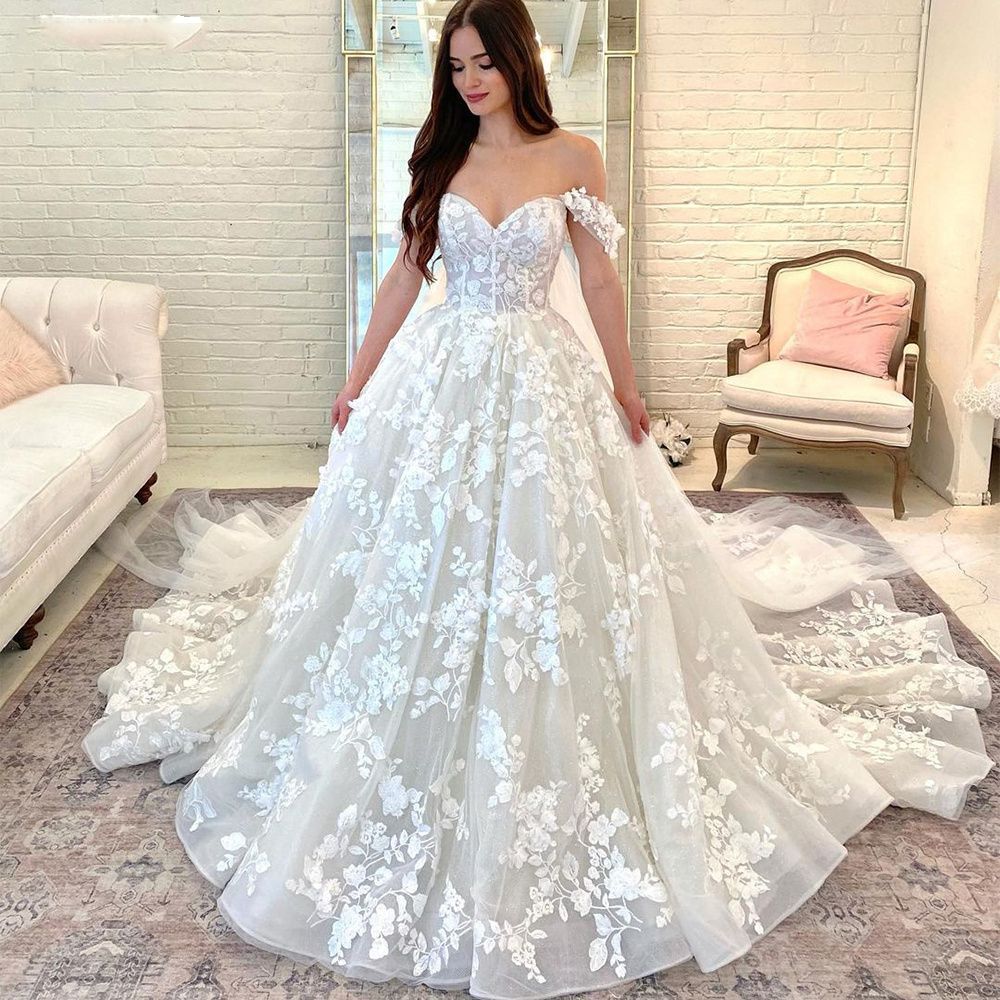 Wedding Dress Light French Trailing