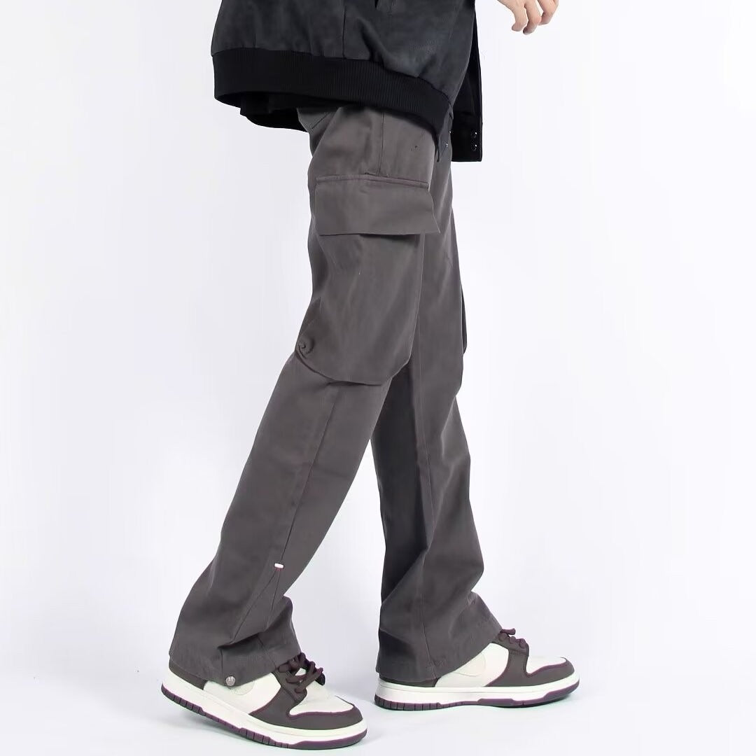 Straight-leg Floor-length Pants