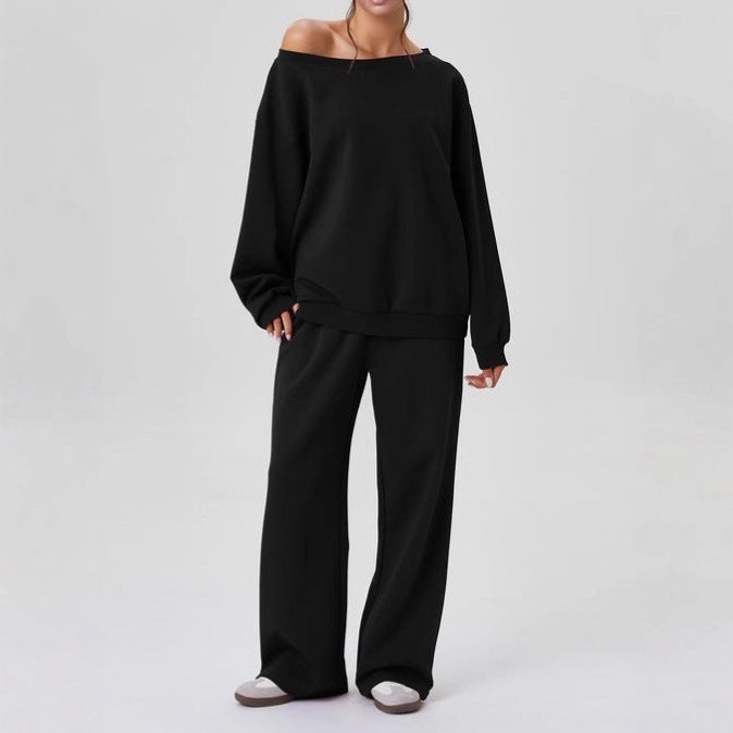 Two-piece Set With A Trendy Off-shoulder Design