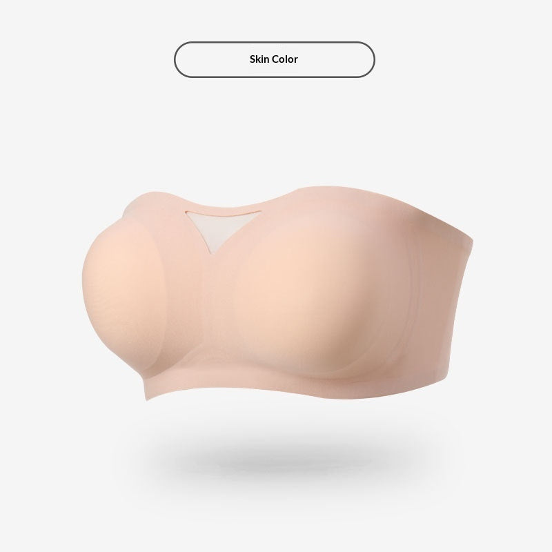 Seamless Wireless Strapless Push-up Bra For A Comfortable Invisible Look