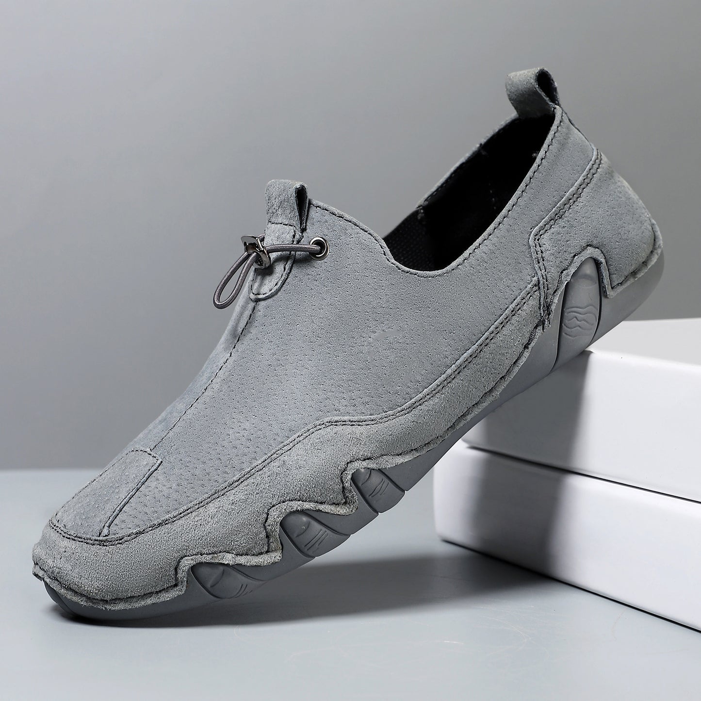 Men's Plus Size Sports Genuine  Leather Shoes