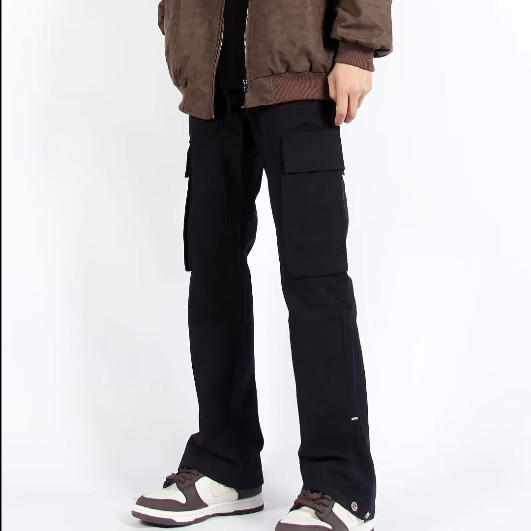 Straight-leg Floor-length Pants