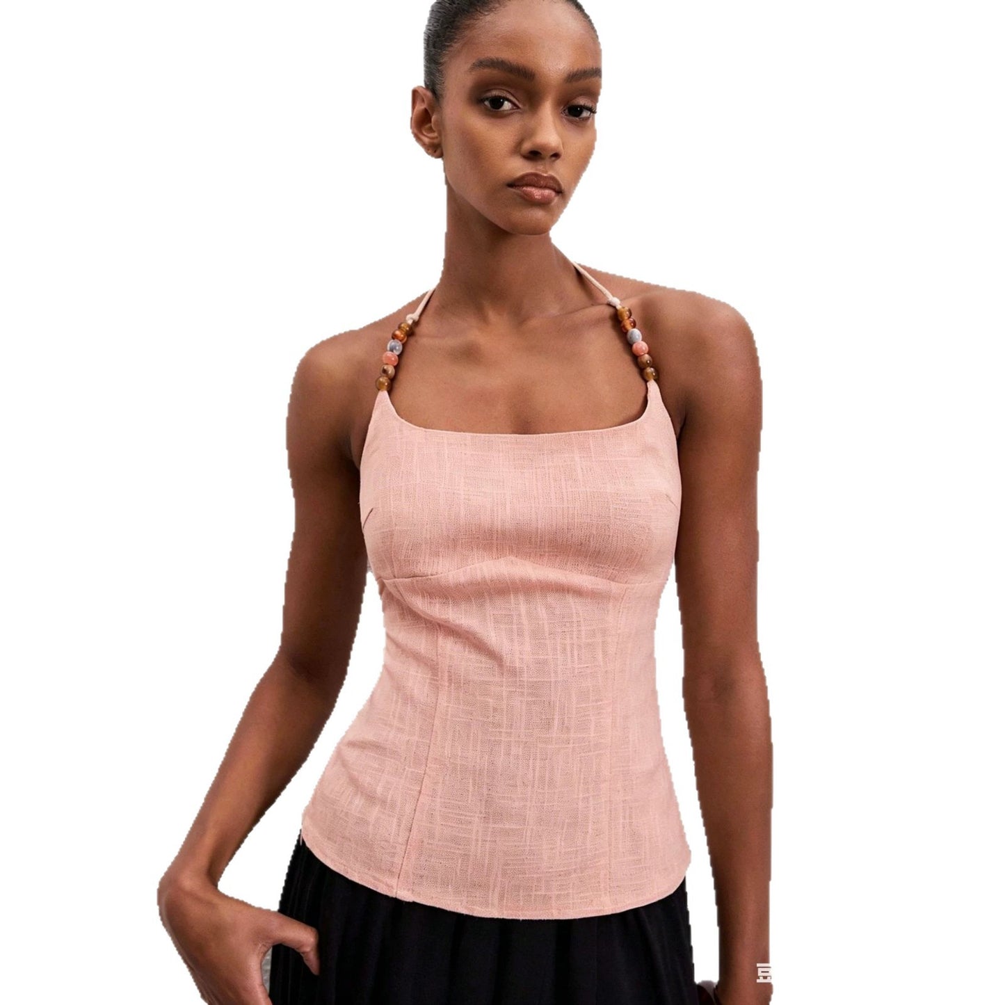 Slim-fit Square-neck Slip Top