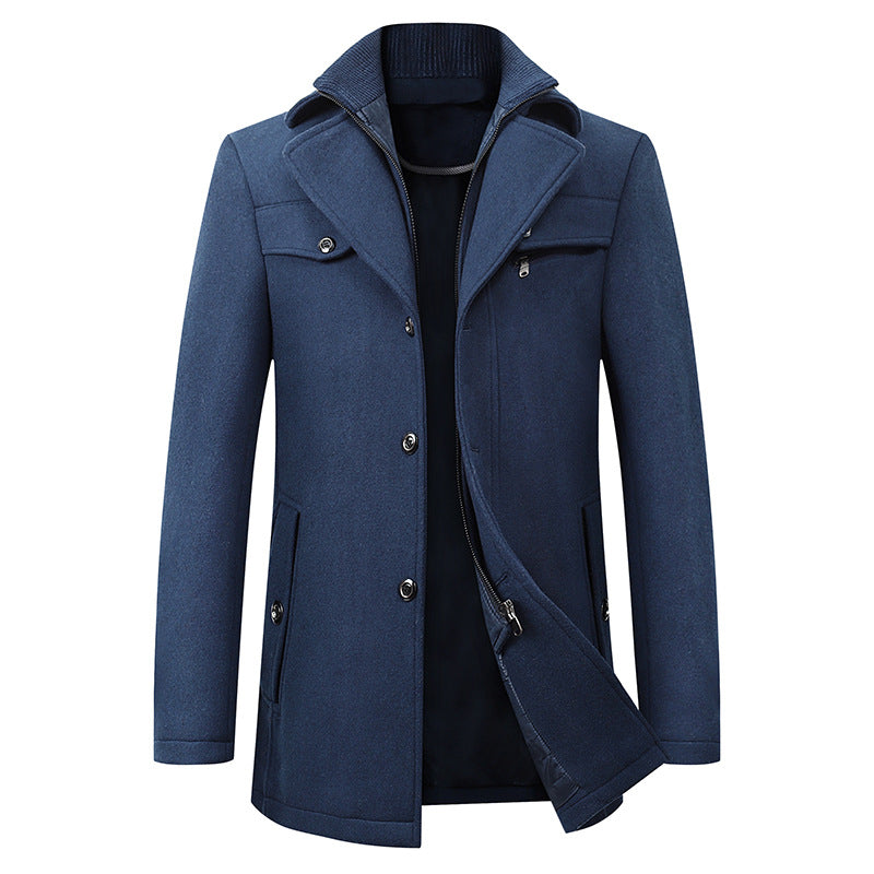 Fashion Warm Woolen Coat