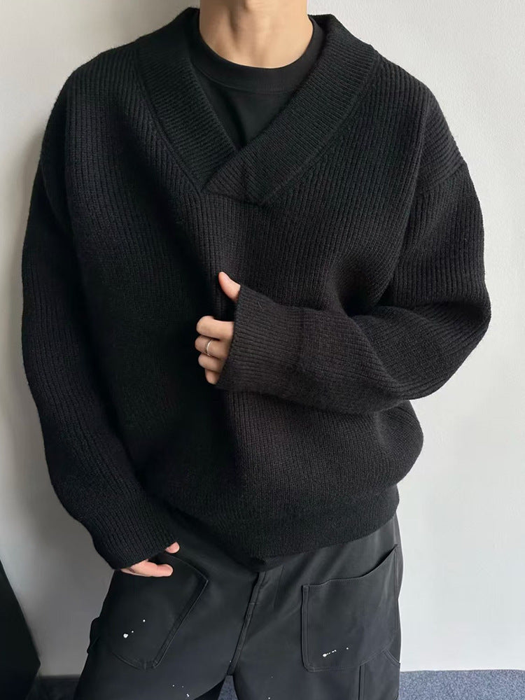 Mens Relaxed Knit Cardigan