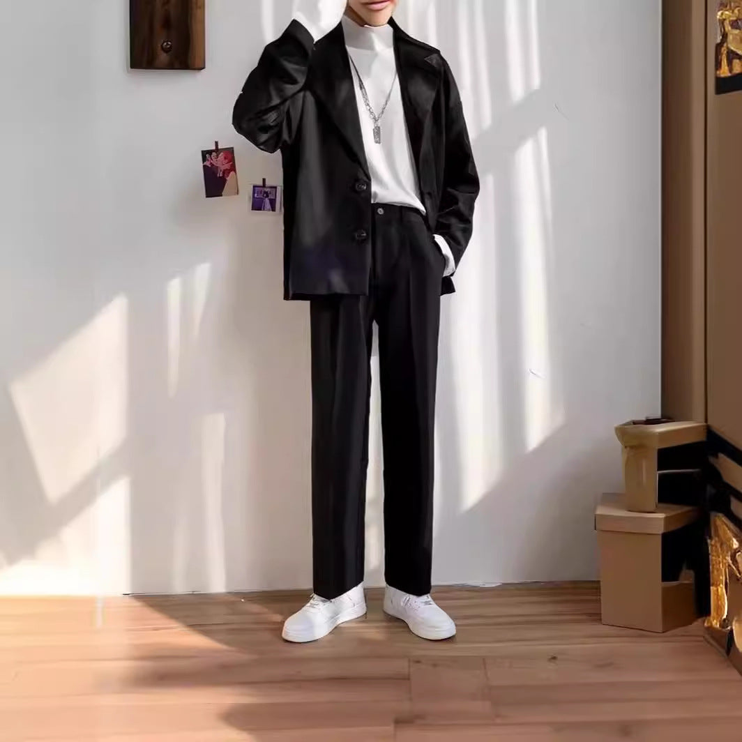 Straight-leg Loose-fit Pants