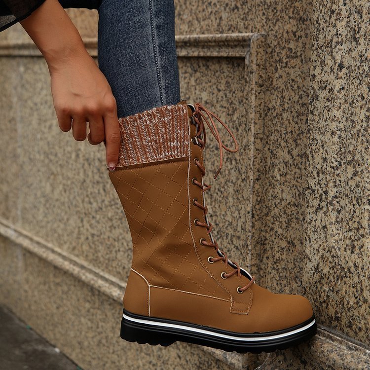Solid Color Boots