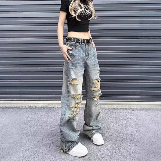 Straight-leg Loose-fit Long Pants
