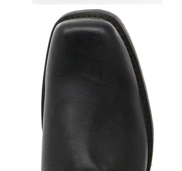 Men's Cowboy Boots Belt Buckle Ring High Top