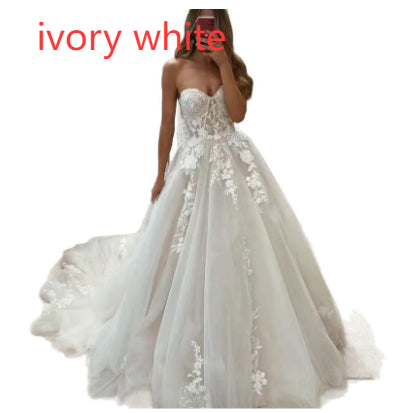 Bridal Lace Tube Top Main Yarn Heavy