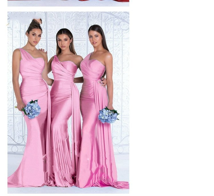 Mermaid One Shoulder  Dress