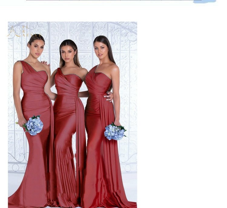 Mermaid One Shoulder  Dress