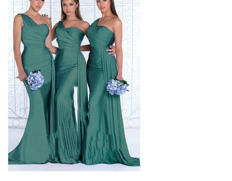 Mermaid One Shoulder  Dress