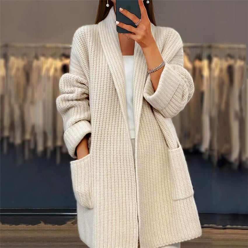 Knitted Cardigan With Pockets