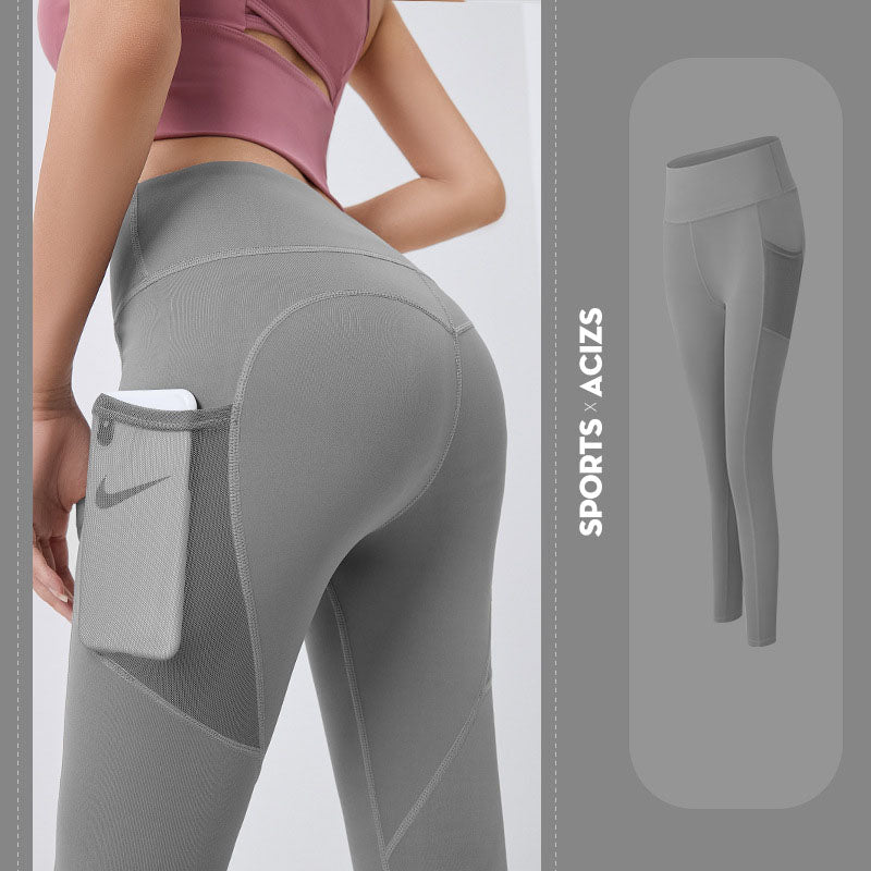 Yoga Pants With Pocket Tummy Control