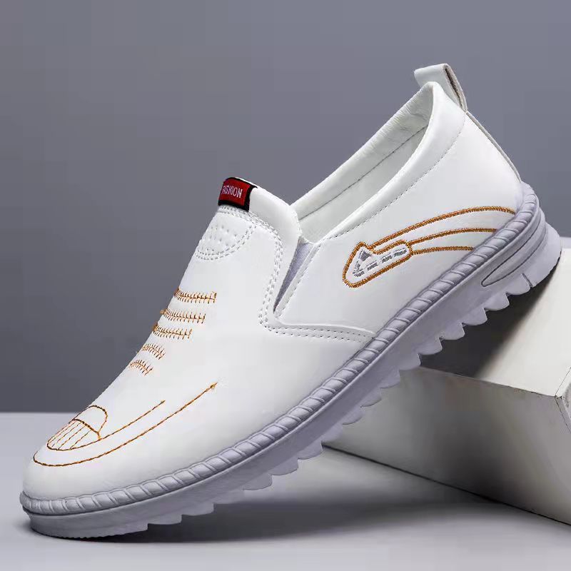 Leather Shoes Spring Leisure Slip-on