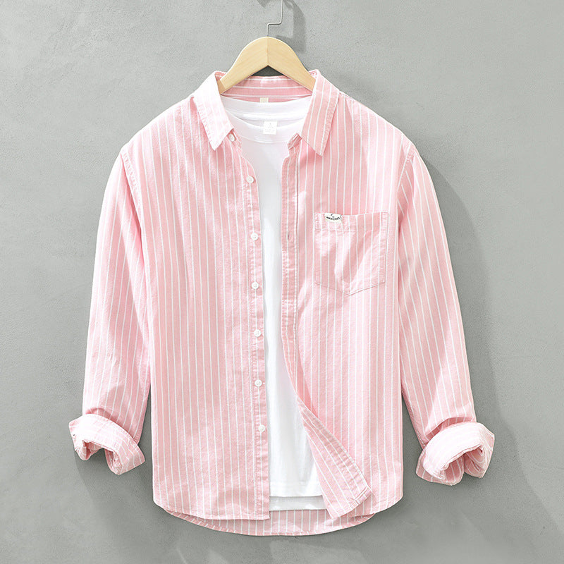 Casual Striped Long-sleeved Shirt