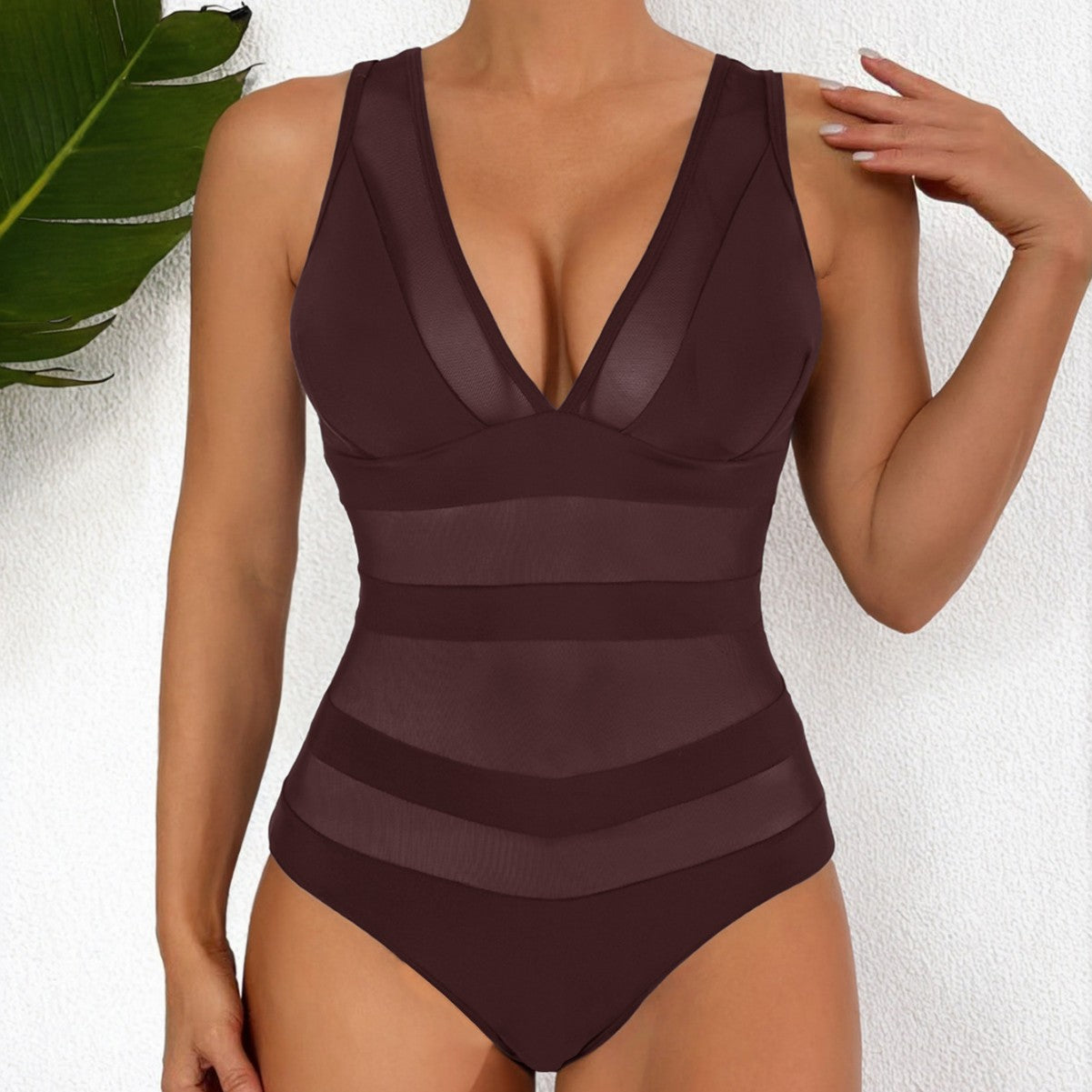 Form-fitting Cutout One-piece Swimsuit
