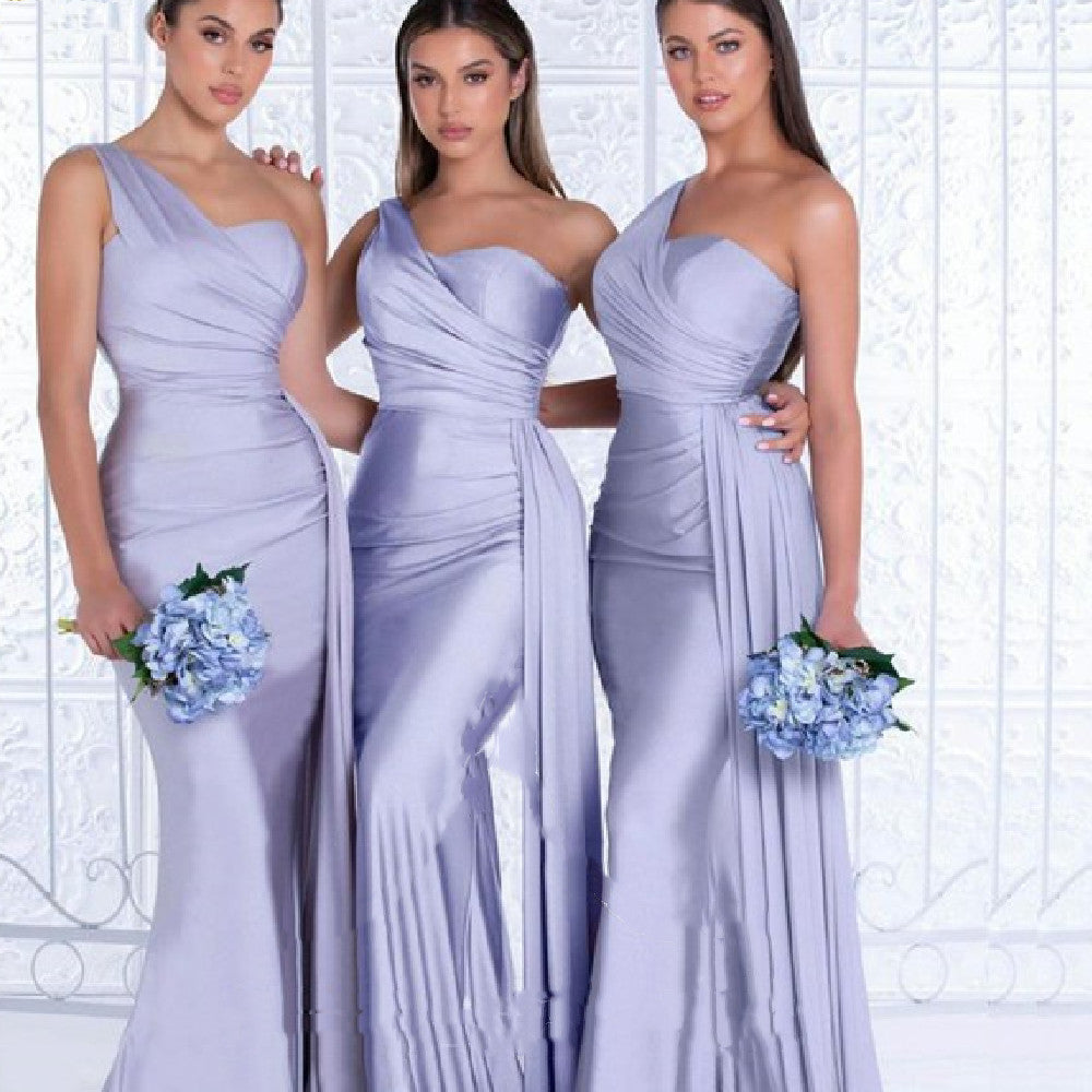 Mermaid One Shoulder  Dress