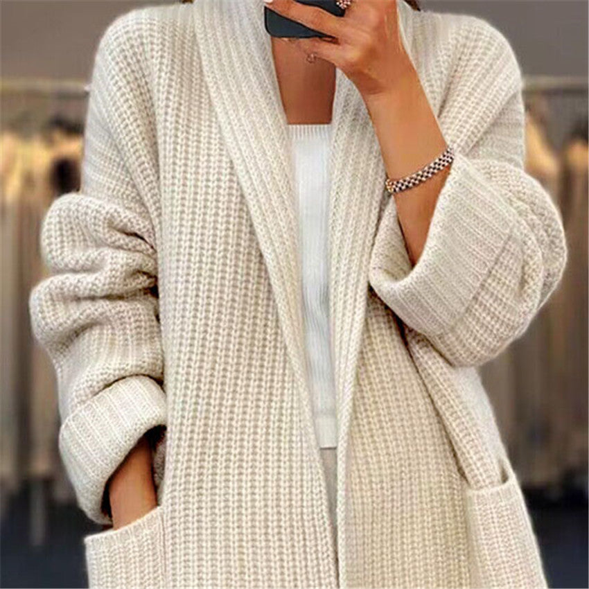Knitted Cardigan With Pockets