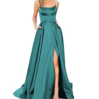 Solid Color Long Slimming And Shoulder Dress
