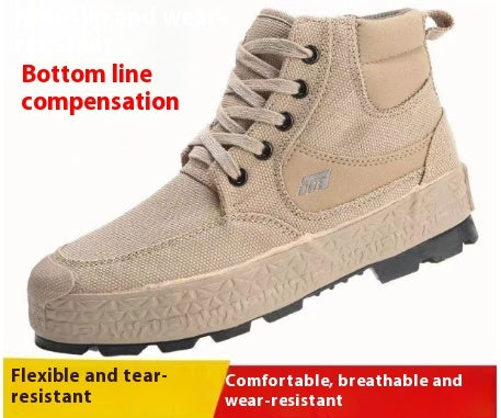 Men's Breathable  Non-slip Canvas Shoes
