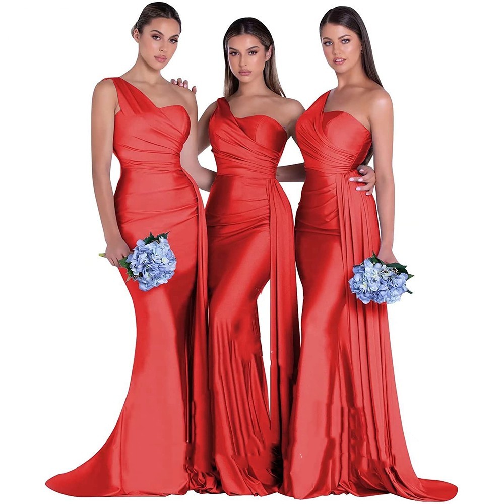 Mermaid One Shoulder  Dress