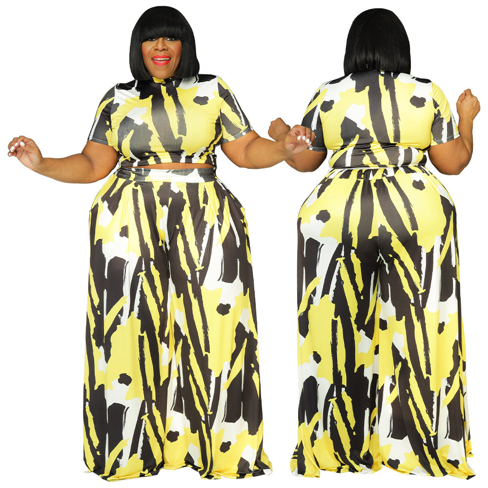 Plus-size Two-piece Set