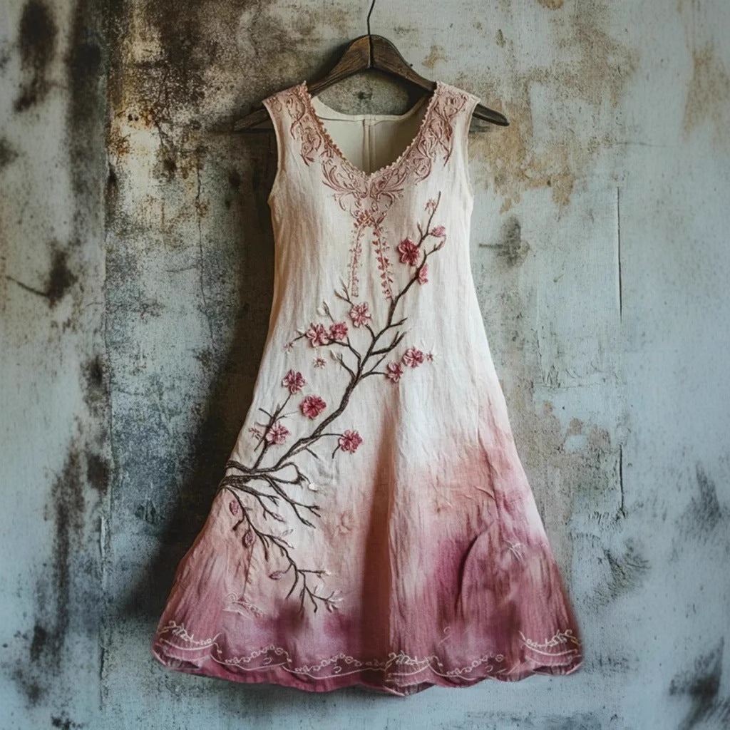 Printed Sleeveless Dress