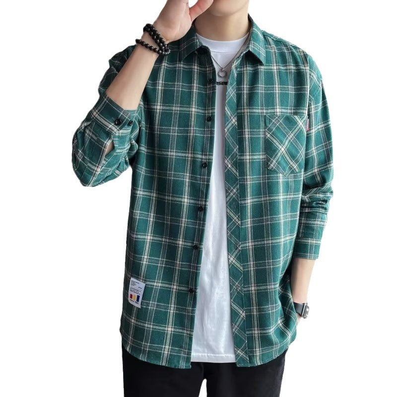 Loose Plaid Shirt