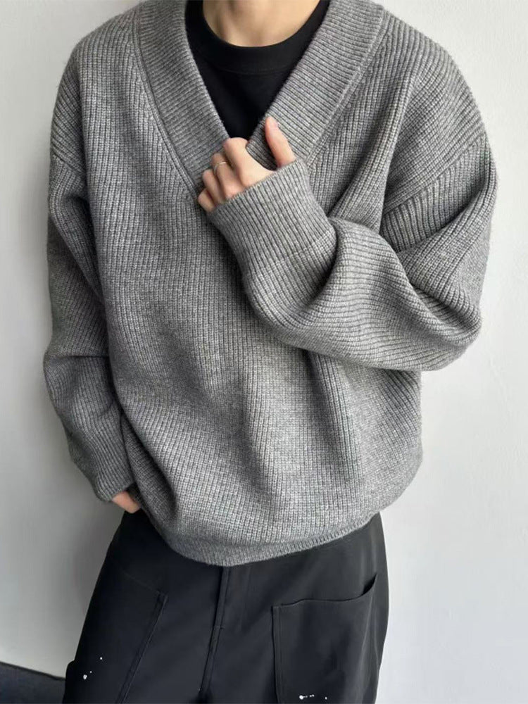 Mens Relaxed Knit Cardigan