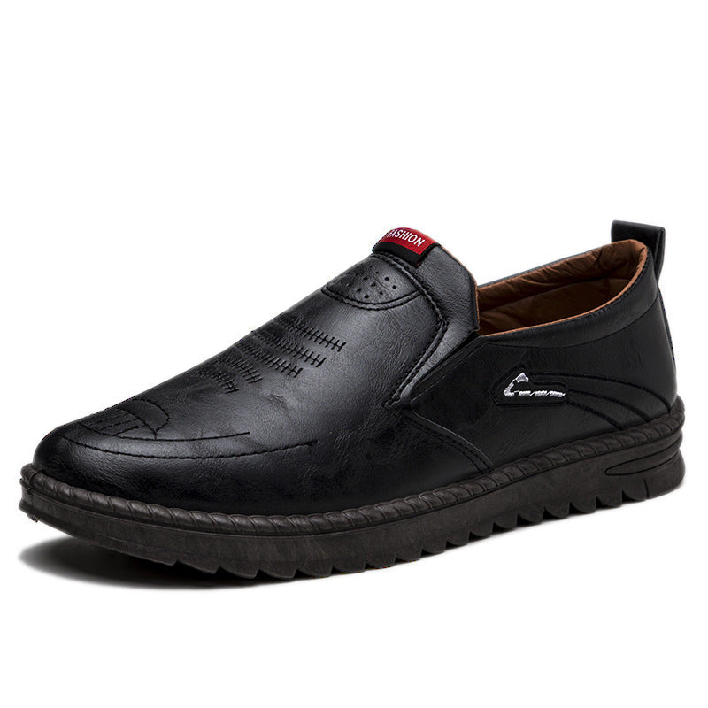 Leather Shoes Spring Leisure Slip-on