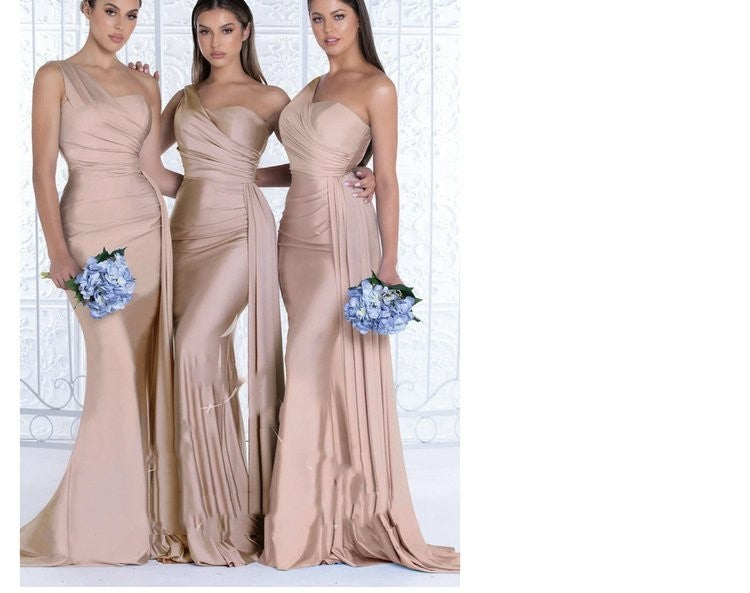Mermaid One Shoulder  Dress