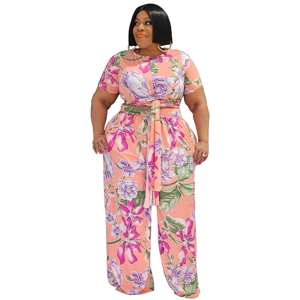 Plus-size Two-piece Set