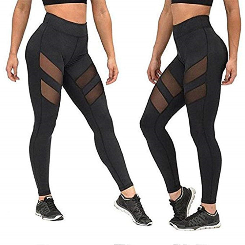 Mesh Exercise And Fitness Leggings, Yoga Pants