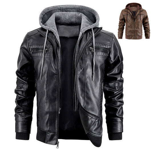 Hooded Jacket With Zipper Pockets