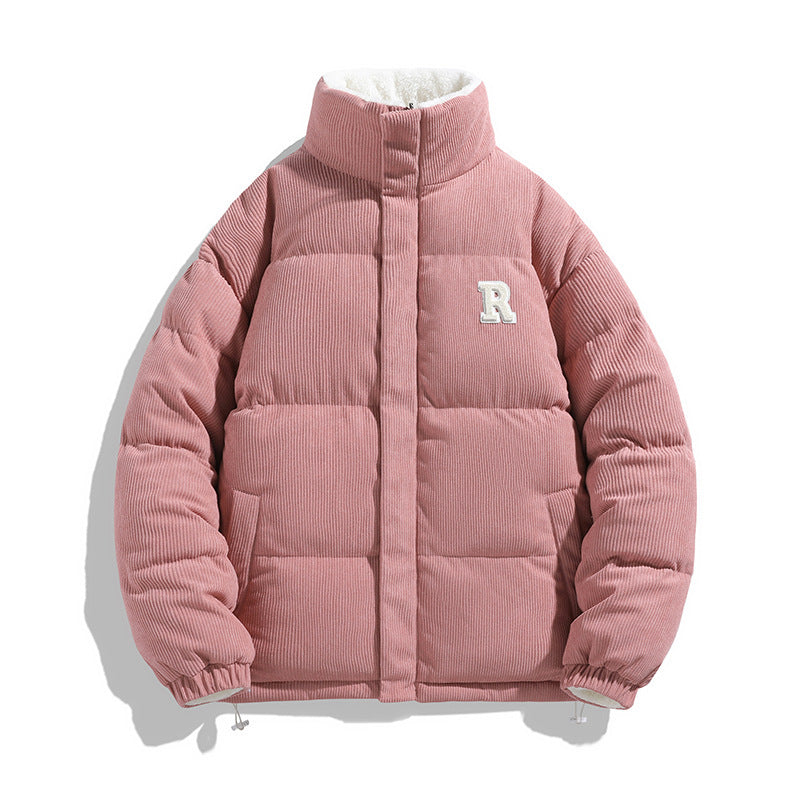 Cotton Padded Double-sided Wear Loose Lapel Coat