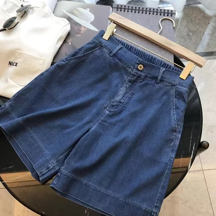 High-waisted Plus-size Versatile Loose-fit
