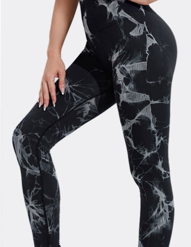 Tie Dye Leggings  Push Up