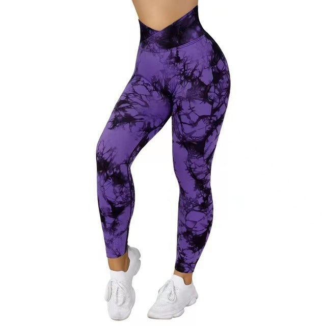 Tie Dye Leggings  Push Up