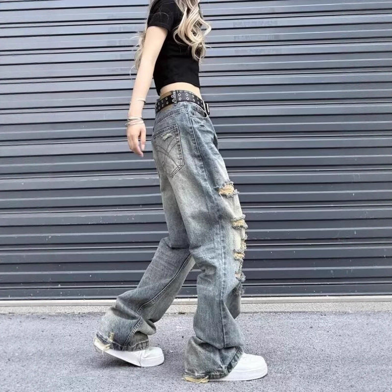 Straight-leg Loose-fit Long Pants