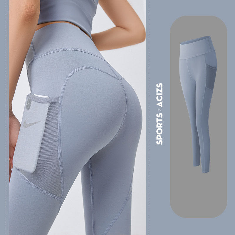 Yoga Pants With Pocket Tummy Control