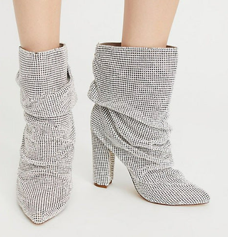 Pointed Toe  Ankle Boots