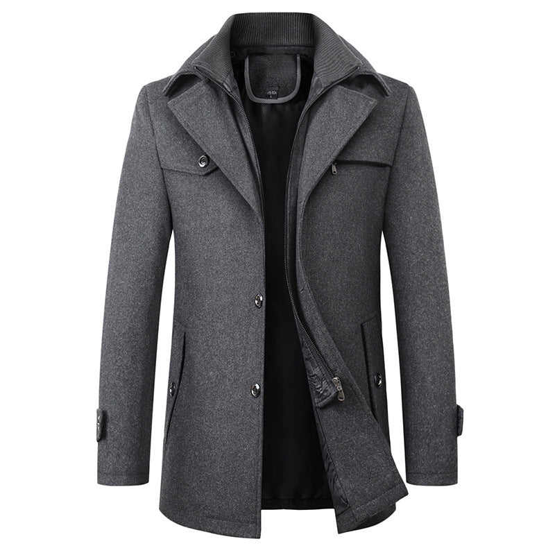 Fashion Warm Woolen Coat